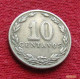 Argentina 10 Centavos 1915 KM# 35 *VT Argentine Argentinie - Argentine