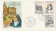 T 680) Vatikan 1973 Mi# 618-620 FDC: Theresia Vom Kinde; Mi# 625-628 Bischofssitz In Prag; Mi# 629-631 Patriarch Nerses - Lettres & Documents