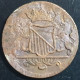 Netherlands East Indies VOC Utrecht Indonesia 1 One Duit 1754 Shield Mintmark - Indonesia