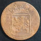 Netherlands East Indies VOC Holland Indonesia 1 One Duit 1734 Rosette Mintmark - Indonesië