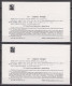 PR CHINA 1983 - Female Roles In Beijing Opera 2 X FDC - 1980-1989