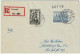 SUÈDE / SWEDEN 1954 Mi.383A & Mi.386C On Registered Cover From FORSNÄS To LINKÖPING - Brieven En Documenten