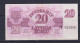 LATVIA - 1992 20 Rublis AUNC/XF Banknote - Lettonie