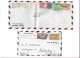 CUBA - POSTAL HISTORY LOT OF 4 COVERS - AIRMAIL CENSORED - Posta Aerea