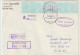 Estonia Two Covers Franked W/Value On Teletype Roll From Tartu 1992. Postal Weight Approx 0,055 Kg. Please Read - Automatenmarken [ATM]