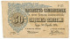 50 CENTESIMI BIGLIETTO CONSORZIALE REGNO D'ITALIA 30/04/1874 BB/BB+ - Biglietti Consorziale