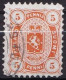 FI002 – FINLANDE – FINLAND – 1875 – COAT OF ARMS – MI 13Ayb USED 15 € - Usados