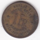 Congo Belge, 1 Franc 1946 Eléphant, En Laiton , KM# 26 - 1945-1951: Régence