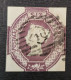 1854 QV 6d Mauve H3(1) Embossed 2+ Margins SG#58 - Gebruikt