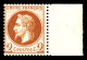 ** N°26B, 2c Rouge Brun Type II, Bord De Feuille Latéral. SUP  Qualité: ** - 1863-1870 Napoléon III Lauré