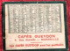 Calendrier Petit Format : 1936- Publicité Cafés Gueydon 4 Rue Gérando Marseille-Vieux Papiers Publicitaire - Small : 1921-40