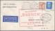 Delcampe - Air Mail - Germany: 1912/1987, Inhaltsreiche Partie Von Ca. 210 Briefen Und Kart - Poste Aérienne & Zeppelin