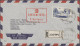 Delcampe - Air Mail: 1935/1986, Balance Of Apprx. 155 Airmail Covers/cards Worldwide With C - Other & Unclassified