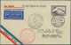 Zeppelin Mail - Germany: 1928/1939, Partie Von 42 Zeppelin-Briefen Und -Karten M - Luft- Und Zeppelinpost