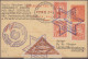 Delcampe - Zeppelin Mail - Germany: 1929/1939, Umfangreiche Interessante Sammlung Mit Ca. 4 - Correo Aéreo & Zeppelin