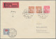 Delcampe - Liechtenstein - Portomarken: 1944/1948, Lot Mit 6 Unterfrankierten Eil- Bzw. R-E - Portomarken