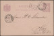 Netherlands - Postal Stationery: 1888/1916, Lot Of Ten Used Double Cards, Thereo - Postal Stationery