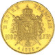 Second-Empire- 100 Francs Napoléon III Tête Nue 1858 Paris - 100 Francs-or