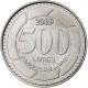 Liban , 500 Livres, 2009, Nickel Plaqué Acier, SPL, KM:39 - Liban