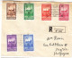 Luxembourg - Lettre Recom De 1937 ° - GF - Oblit Exposition De Dudelange - Exp Vers Ougrée - Valeur 75 Euros - Briefe U. Dokumente