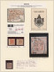 Sachsen - Marken Und Briefe: 1850-1867, Sammlung Meist Gestempelt Auf Albumblätt - Saxe