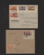 Saarland (1947/56): 1920/1959, Interessantes Lot Mit 16 Belegen Teils Frankiert - Lettres & Documents