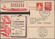 Delcampe - Bundesrepublik - Ganzsachen: 1949/1964, Partie Von 15 Gebrauchten/gestempelten G - Autres & Non Classés