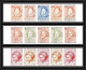 92945d Monaco N°1098/1100 Rubens Tableau (Painting) Essai Proof Non Dentelé ** (MNH Imperf) Bande De 5 - Rubens