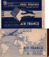 AIR FRANCE BILLET DE PASSAGE  AVIATION CIVILE 1950 - Tickets