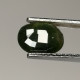 Delcampe - Saphir Vert Traité (BE) De Thaïlande - Ovale 2.18 Carats - 8.8 X 6.6 X 3.9 Mm - Saphir