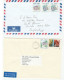 5 X Diff Franking  HONG KONG Covers AIR MAIL  To GB  China Cover Stamps - Storia Postale