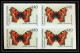 Andorre Andorra Bloc Feuillet Gommé N°451/452 Papillons Butterflies + Bloc 4  Non Dentelé ** MNH Imperf Deluxe Proof - Blocks & Sheetlets