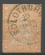 Timbre De 1857/62 ( Strubel / N°25G / Signé Marchand ) - Usados