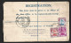 Malaya Selangor Registered Letter Stationary  From Sentul To India (b86) - Selangor