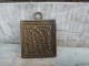 Petite Icone De Voyage Russe Bronze XIXème Russian Icon Ikon - Religiöse Kunst