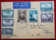 CPA 1937 Propagande Aéronautique Anvers/ Timbres Congo, Belgique, Poste Aérienne. De Anvers Vers Ligny Via Stanleyvillle - Oblitérés