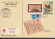 United Nations Reply Postal Card Recommandé Label GENÉVE 1971 SAN MARINO 'Non Réclamé' Vignette Butterfly Papillon - Covers & Documents