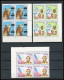 371i - Yemen Kingdom MNH ** Mi N° 585 /589 A Bloc 4 Kennedy Luther King Lincol Liberty Statue  - Martin Luther King