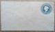 BRITISH INDIA  QUEEN VICTORIA HALF ANNA BLUE ENVELOPE, MINT UNUSED - 1882-1901 Imperium