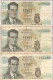 BELGIE - 3 X 20 FR 1964 - Nrs 2D7784320 + 3P2250042 + 3S3247924 - Other & Unclassified