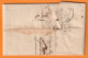 1836 - Lettre Pliée De 3 Pages De Saint Chinian, Hérault (grand Cad) Vers Limoux, Aude (cad Fleurons) - Taxe 4 - 1801-1848: Voorlopers XIX