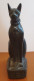 Delcampe - REPRODUCTION SCULPTURE DE LA DEESSE EGYPTIENNE "BASTET" EN CHAT AVEC UN COBRA ET SYMBOLES SACRES - Pierres & Marbres