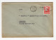 1955. YUGOSLAVIA,SLOVENIA,LJUBLJANA,FLAM:READ LJUDSKA PRAVICA NEWS,COVER TO SARAJEVO - Storia Postale