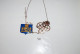 C40 Bijou Fantaisie - Collier - Pendentif Gothique - Blason - Couronne - Pendentifs