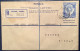 VAVAU TONGA 1937 Rare REGISTERED LETTER THREE PENCE (H&G 21) Postal Stationery To Bergen/Norway (cover - Tonga (...-1970)