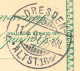 SCHWEDEN 1897 "LILLSJÖDAL" Extrem Selt. K1 Glasklar A. 5 (FEM) Öre Grün GA-Postkarte, Selt. Auslandsverwendung N DRESDEN - 1885-1911 Oscar II