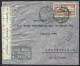 F10 - Egypt 1940 Commercial Airmail Cover -  Alexandria To Amsterdam Netherlands - Censor Marks And Seal - Covers & Documents
