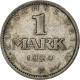 Allemagne, République De Weimar, Mark, 1924, Stuttgart, TB+, Argent, KM:42 - 1 Mark & 1 Reichsmark