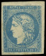 * EMISSION DE BORDEAUX - 44A  20c. Bleu, T I, R I, Réparé, Aspect TB, Certif. Calves - 1870 Uitgave Van Bordeaux