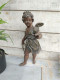 Statue Ange Cupidon Sujet De Pendule Angelot Régule - Metaal